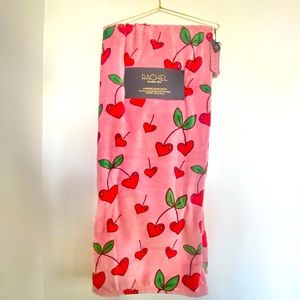 NEW!!! Rachel Roy Cherry hearts blanket